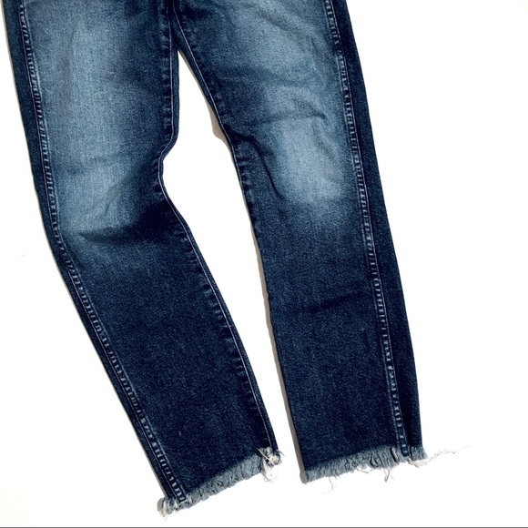 3x1 NYC | straight authentic crop raw hem jeans - Picture 6 of 8